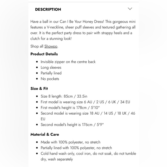 MINI DRESS - PLUNGE BALLOON SLEEVE DRESS IN WHITE - Picture 5 of 8